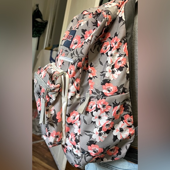 Floral jansport  backpack - Picture 1 of 2